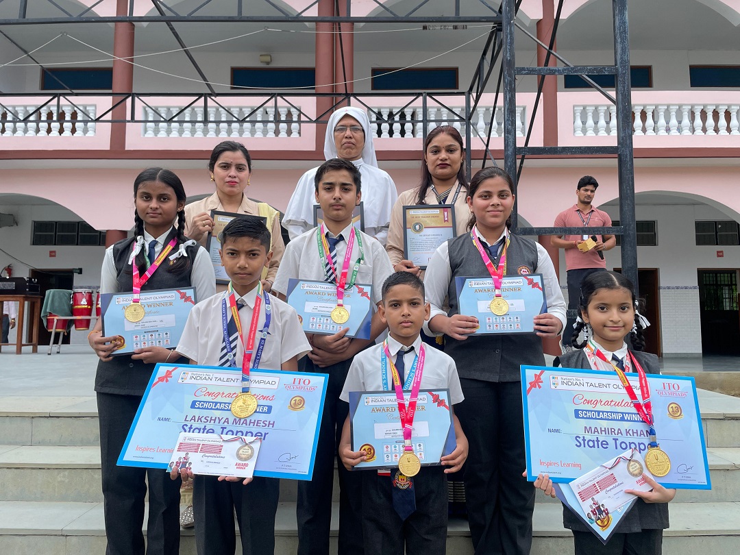 Indian Talent Olympiad state Topper students
